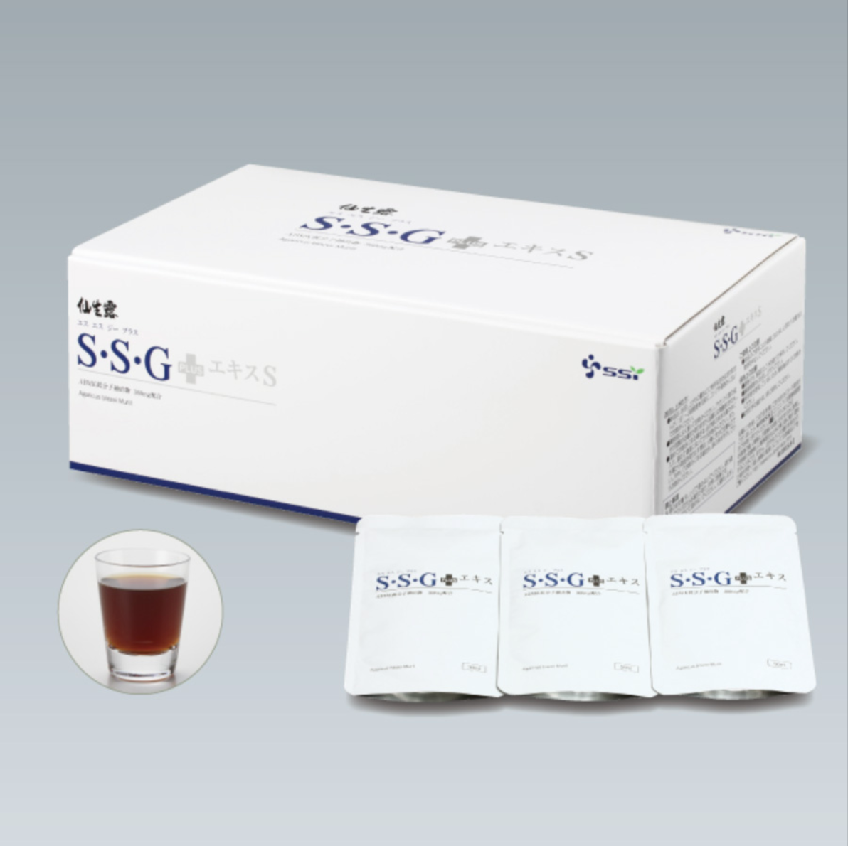 アガリクス 仙生露 SSG＋エキスS 内容量：50ml×30袋（レトルトタイプ）